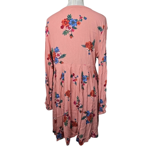 Matilda Jane Let's Go Out Floral Long Sleeves Dress M - Picture 4 of 8